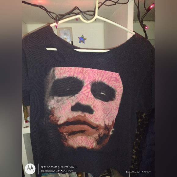2008 Heath Ledger as The Joker Extremely Hard to Find Shirt sz M - Picture 2 of 5